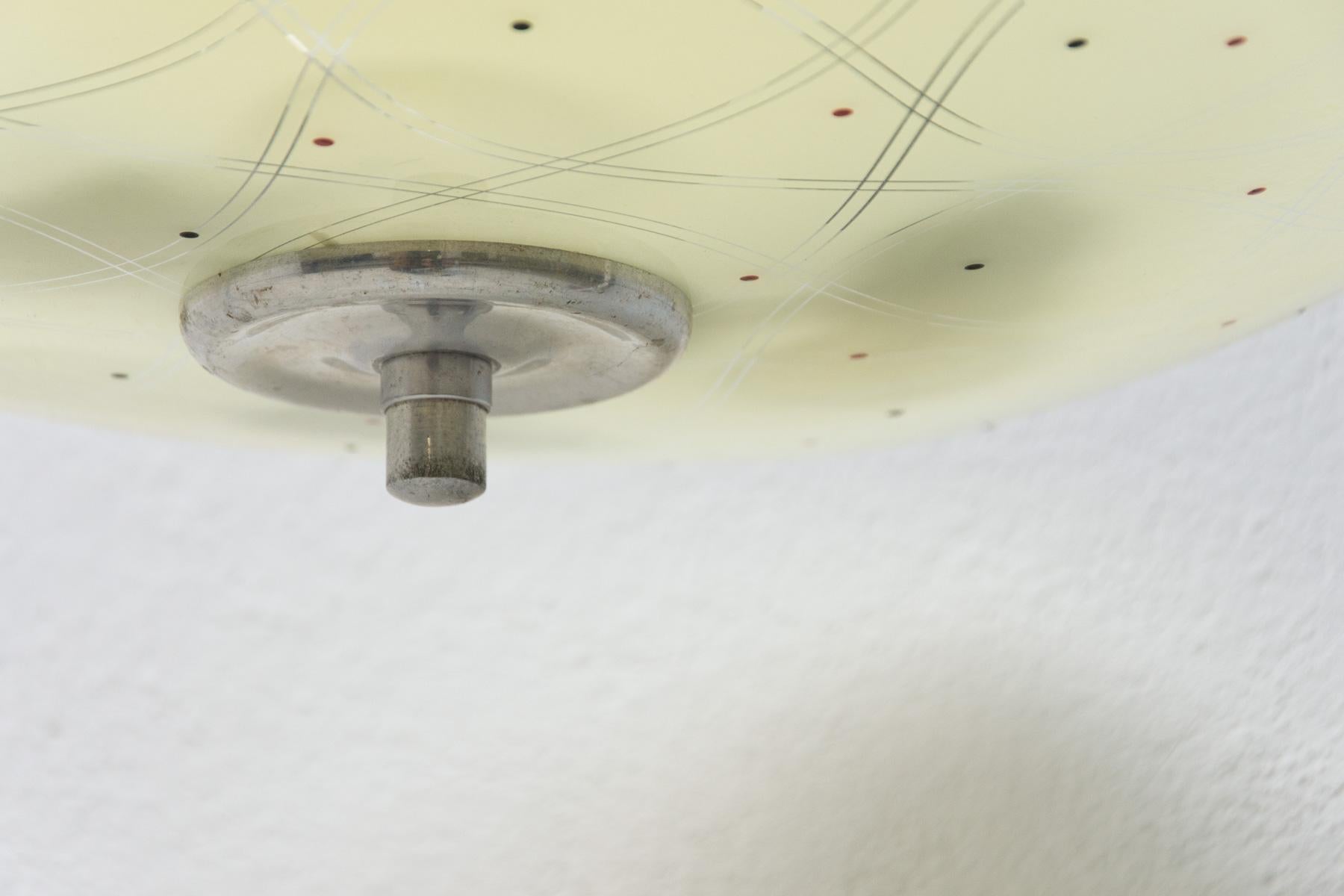 Plaqué Pendentif de l'ère spatiale du milieu du siècle, années 1960, Tchécoslovaquie en vente