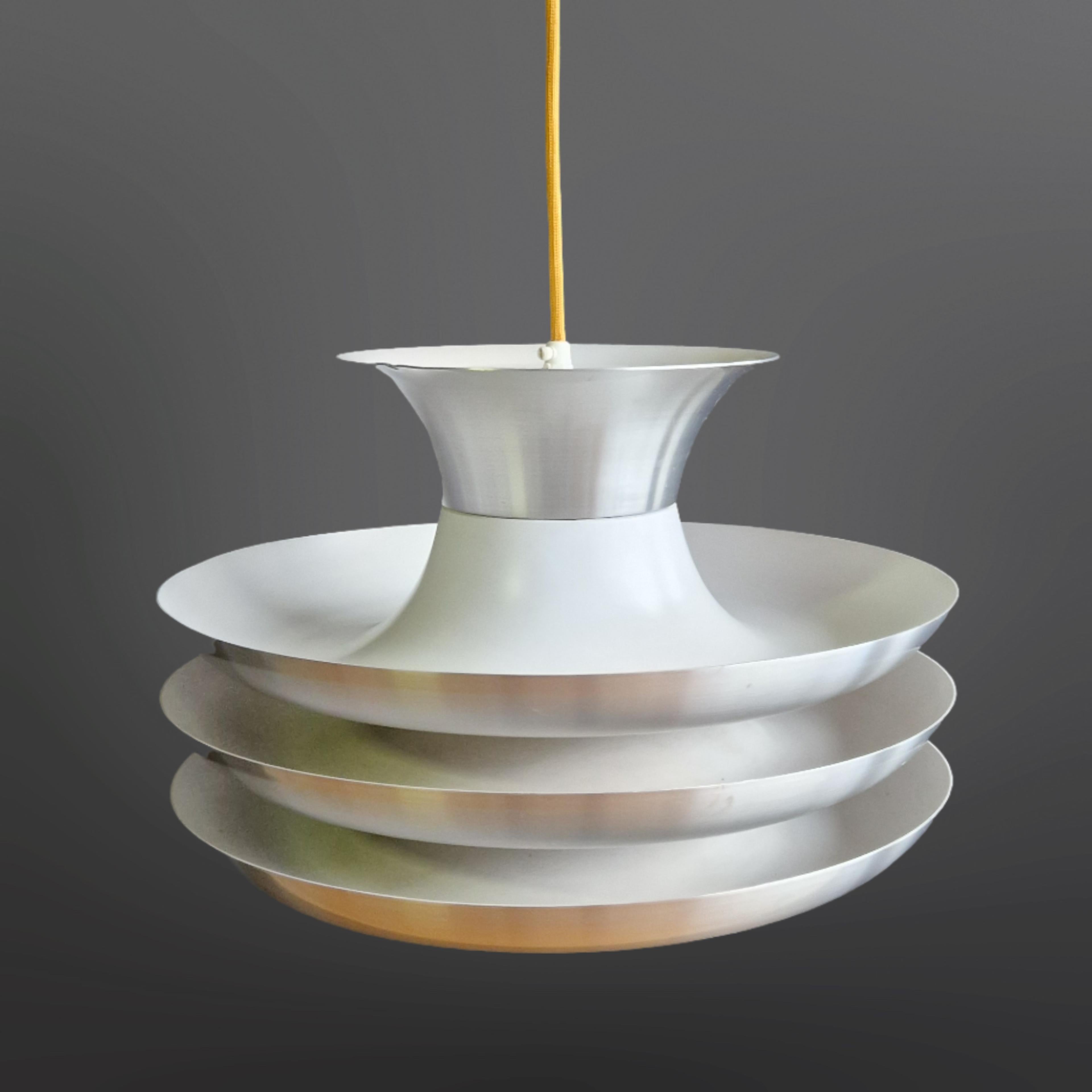 20th Century Mid century space age pendant lamp, Netherlands 1960s For Sale