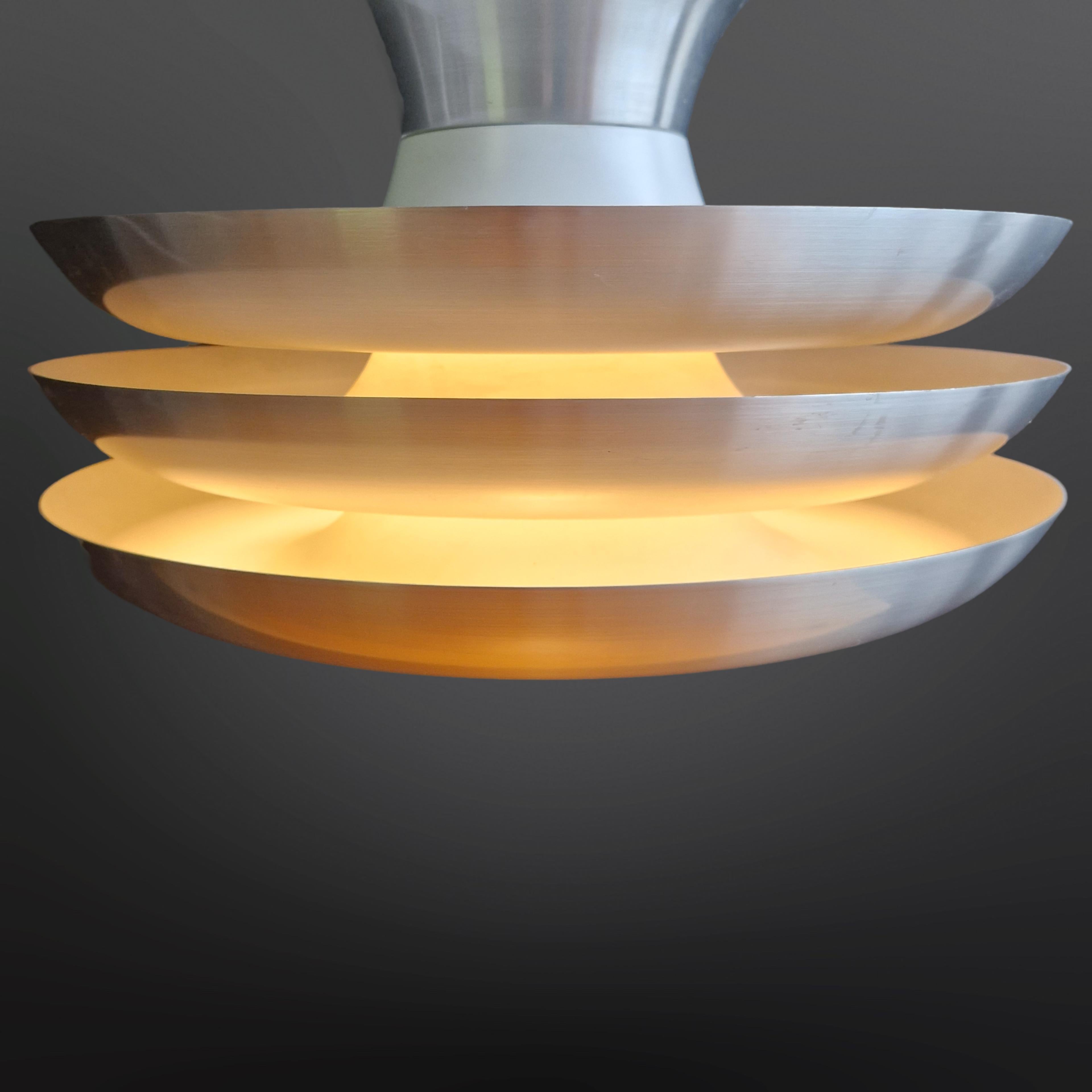 Mid century space age pendant lamp, Netherlands 1960s For Sale 2