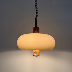Mid- century Space age Pendant lamp Temde Leuchten , 1970s Germany