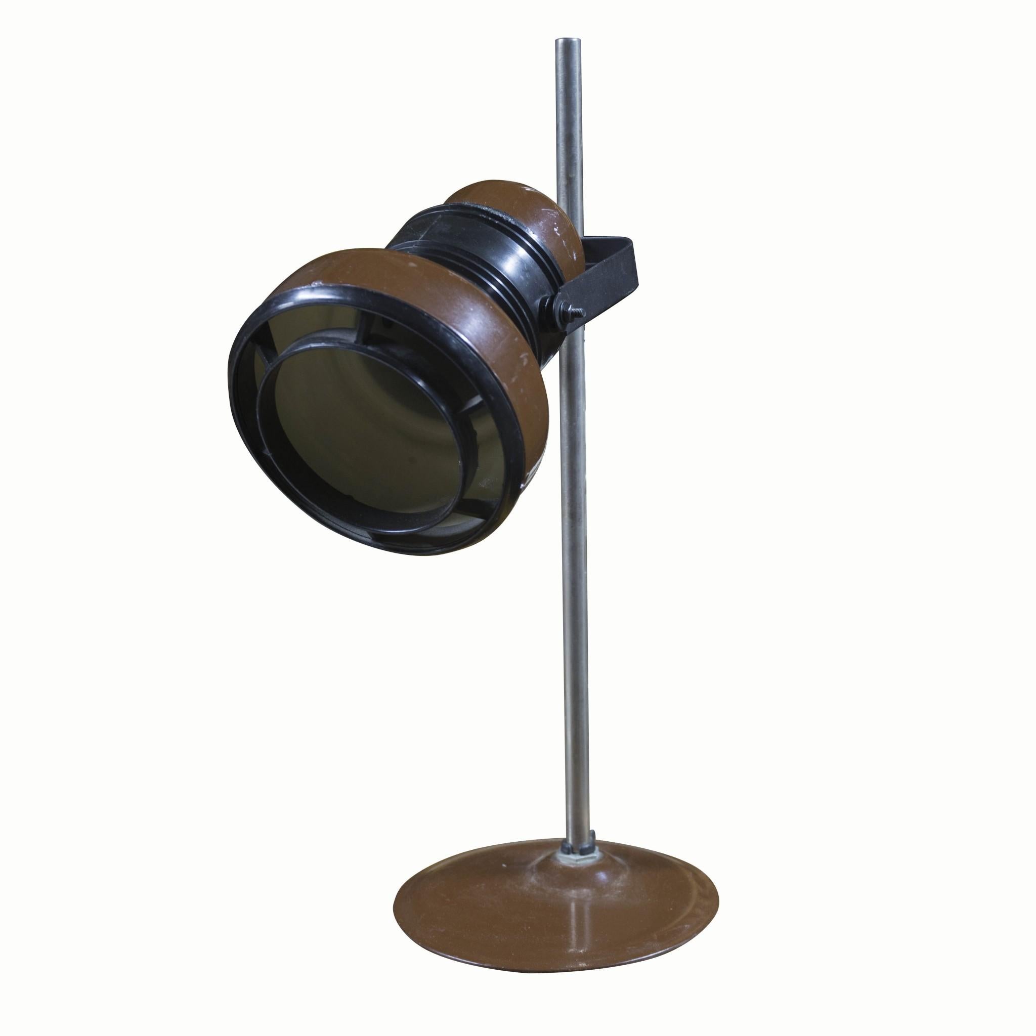 Mid Century Space-Age Positioning Desk Lamp, 1960's In Good Condition For Sale In Prague 8, CZ
