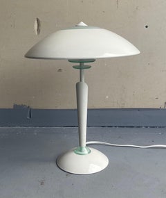 Mid-Century Space Age Saucer Table Lamp