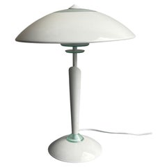 Lampe de table à soucoupe de l'ère spatiale du milieu du siècle dernier 