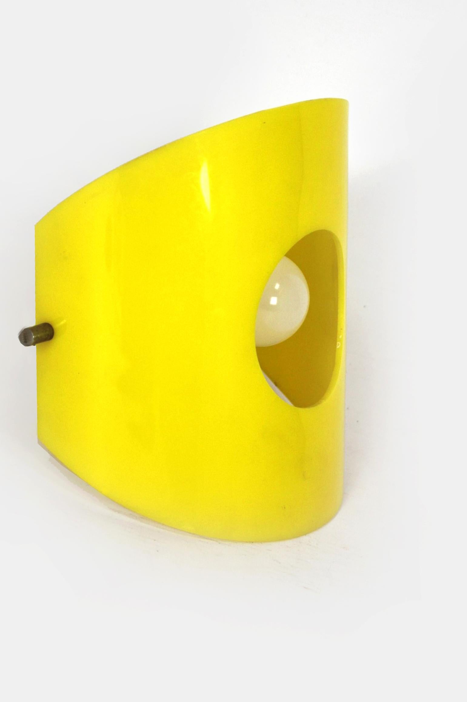Mid-Century Space Age Sconce from Polam Meos, Poland, 1960s For Sale 3