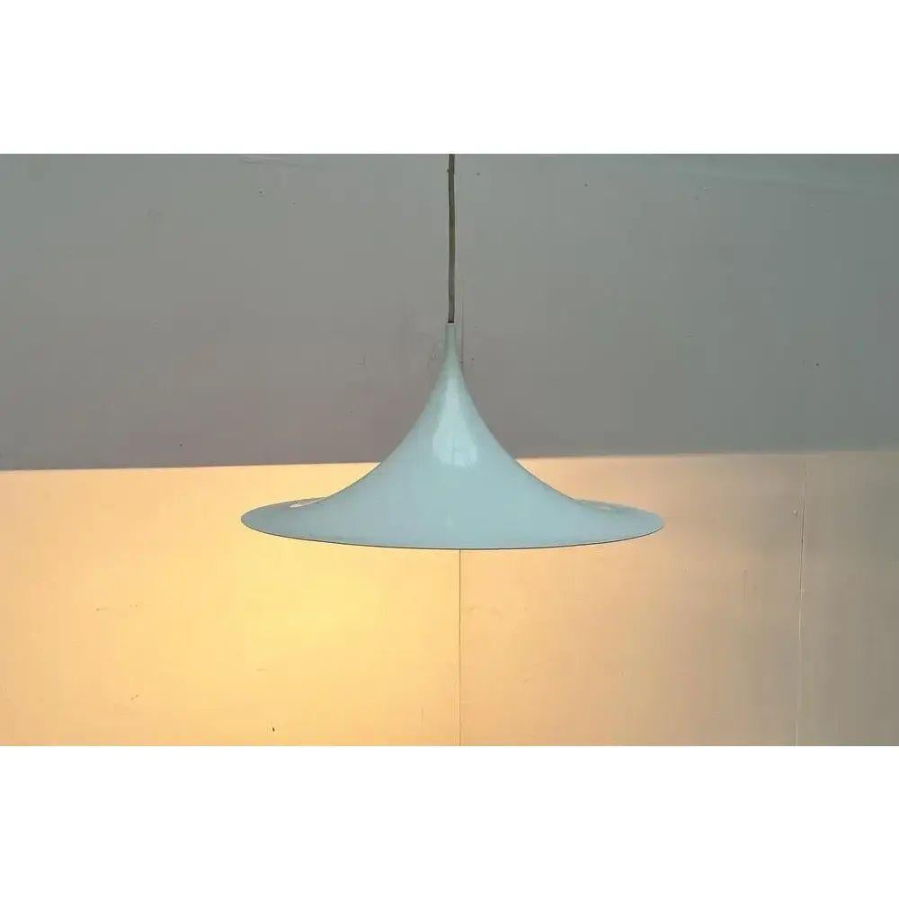 Mid-Century moderno Lampada a semi-pendente A Space Age di metà secolo di Bondrup & Thorup per Egoluce, anni '70 in vendita