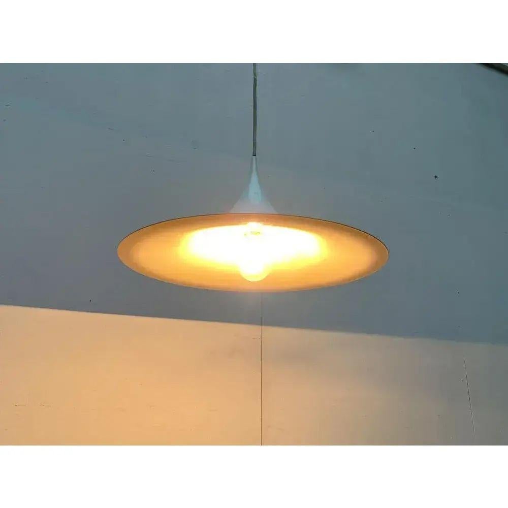 Metallo Lampada a semi-pendente A Space Age di metà secolo di Bondrup & Thorup per Egoluce, anni '70 in vendita