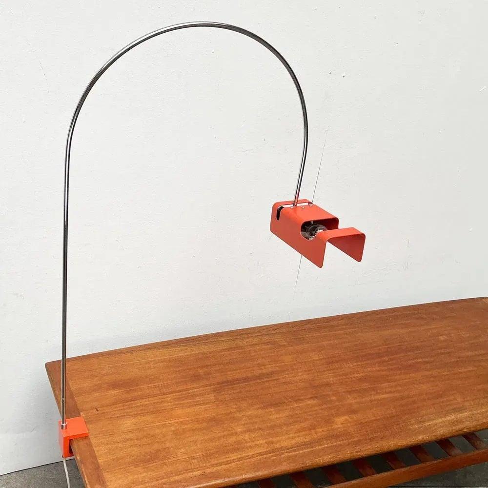 Lampe de table à arc de l'ère spatiale du milieu du siècle dernier, années 1960 en vente 4