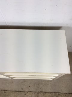 Mid Century Space Age Style Lowboy Dresser with Mirror