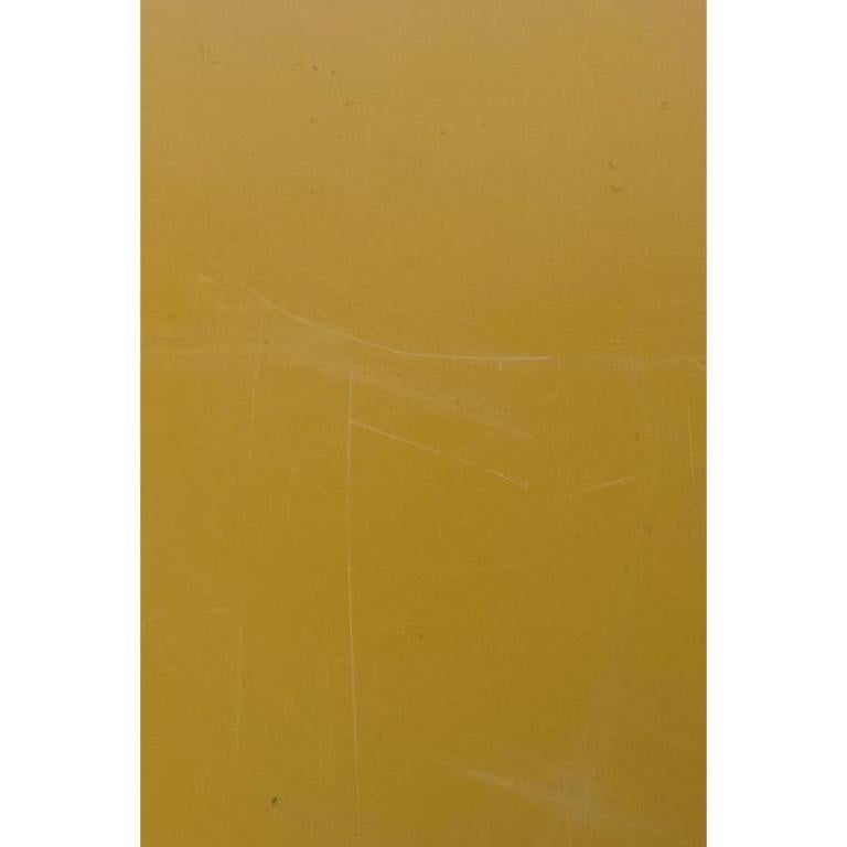 Plateau en mélaminé jaune suédois du milieu du siècle A Space, années 1960 en vente 4