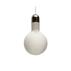 Mid-Century Space Age Swiss Minimalist Bulb Pendant from Temde, 1960s