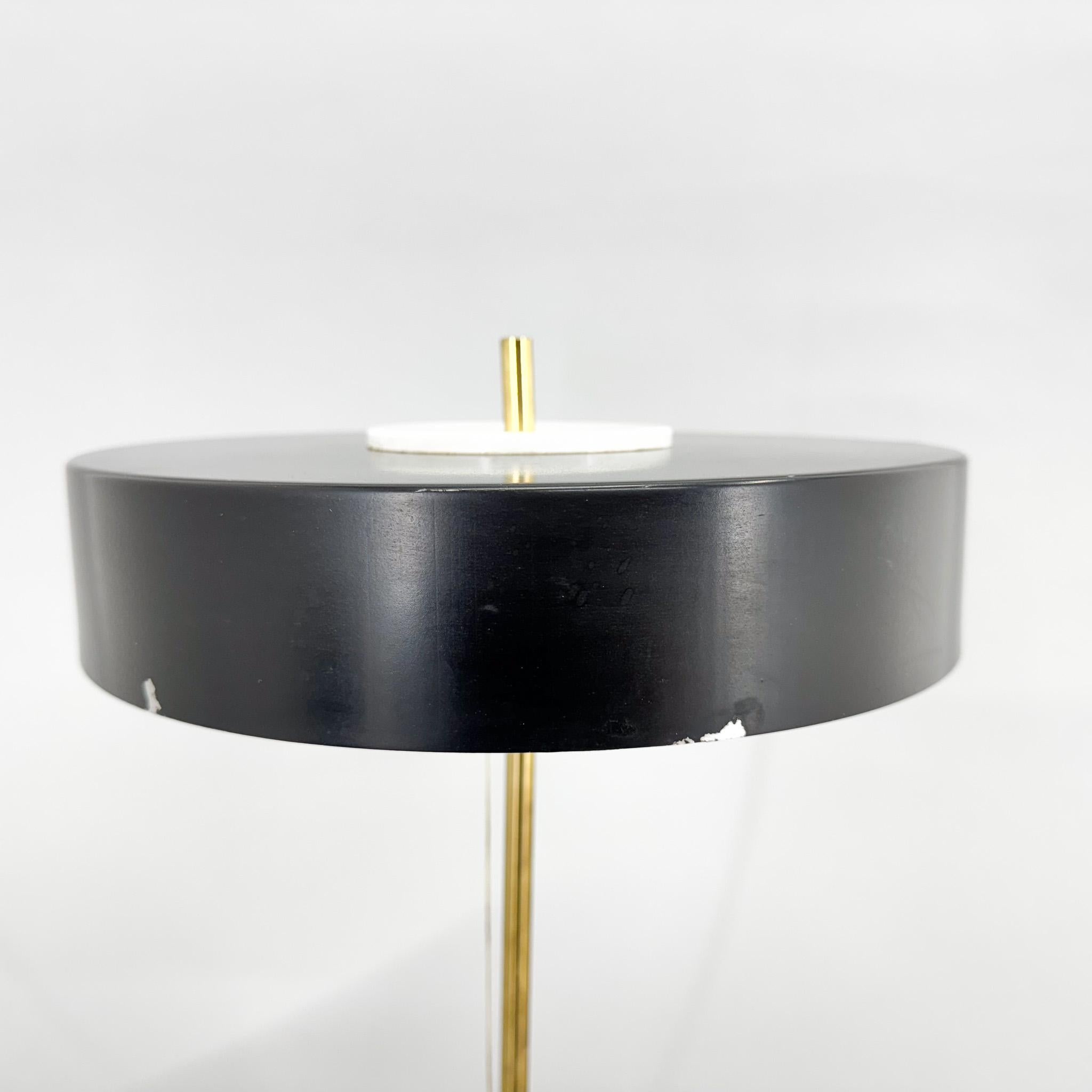 Metal Mid-century Space Age Table Lamp by Kamenicky Senov, Czechoslovakia, 1970's For Sale