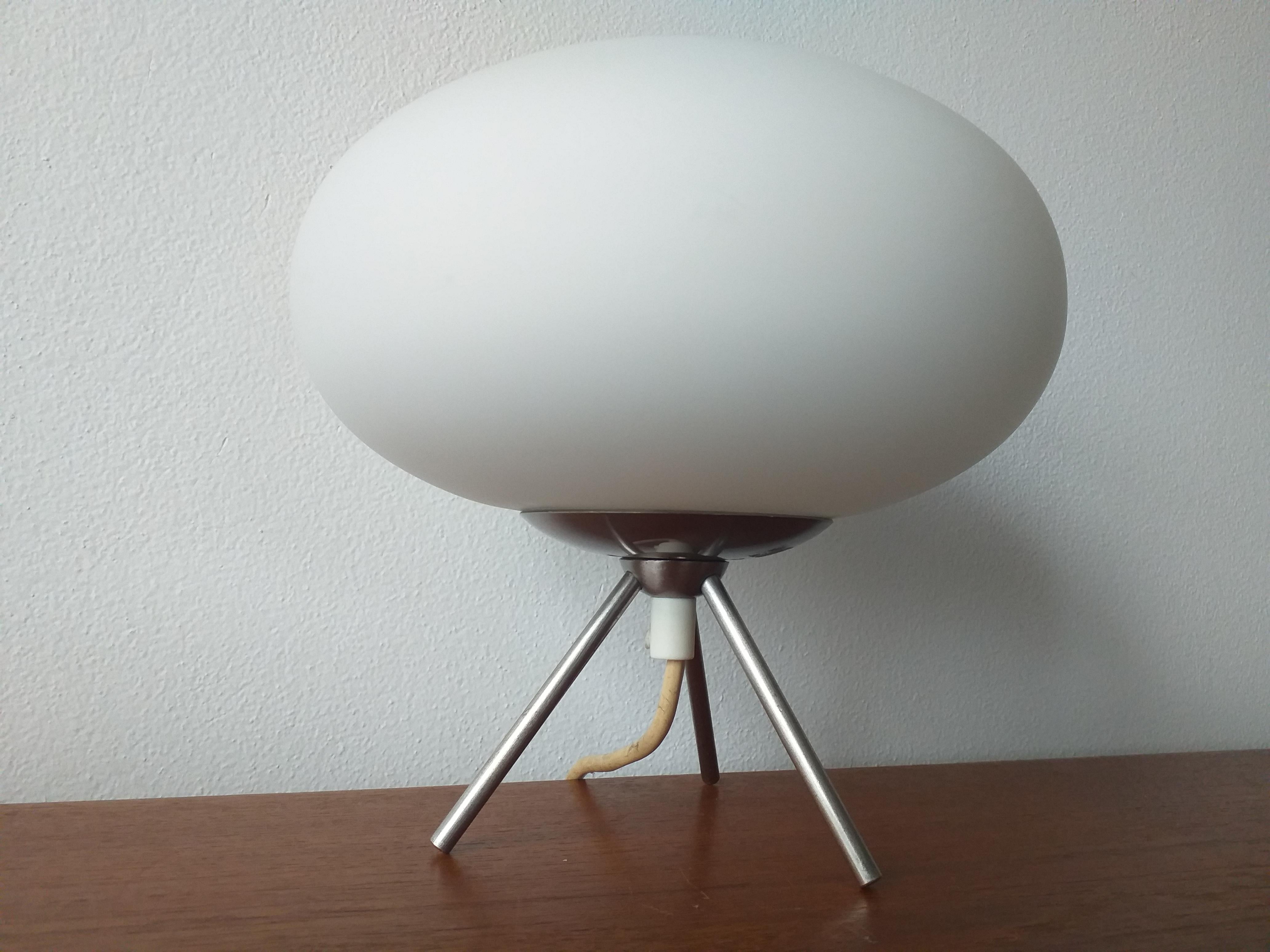 Metal Midcentury Space Age Table Lamp, Italy, 1980s