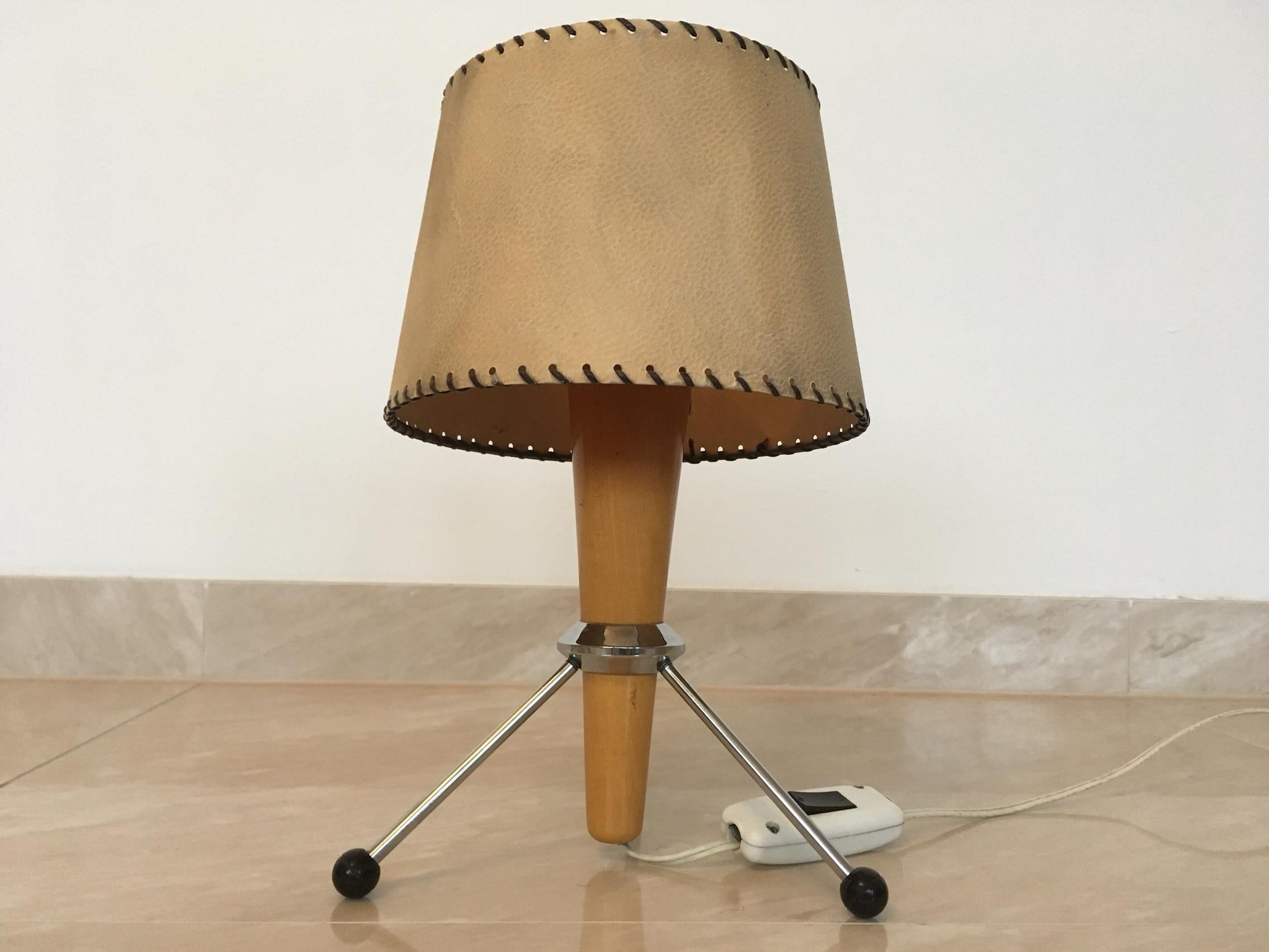 Midcentury Space Age Table Lamp 