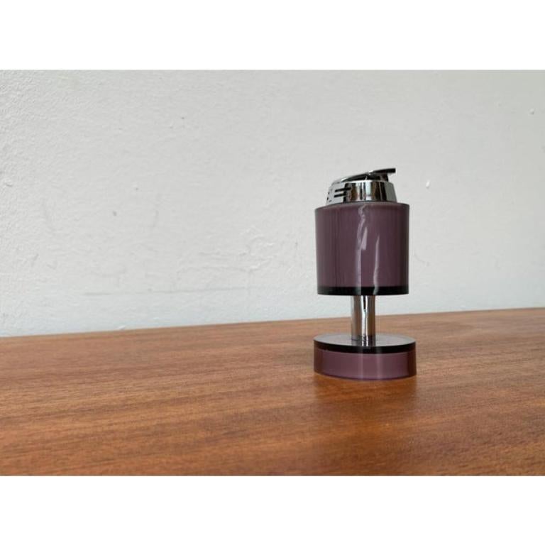 Metal Mid-Century Space Age Table Lighter from Hadson from Angus Electronic, 1960s For Sale