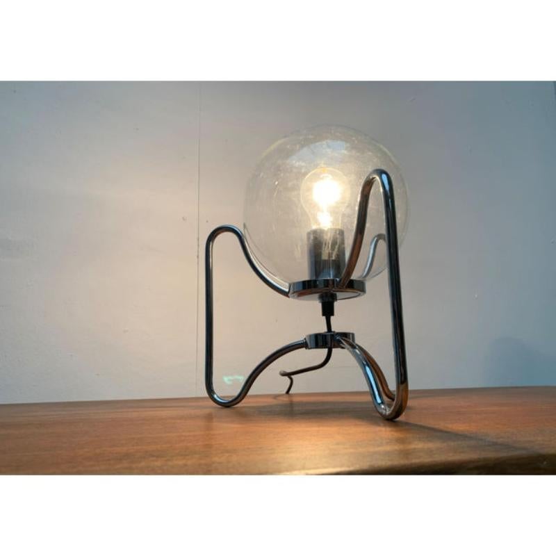 20th Century Mid-Century Space Age Tripod Globe Table Lamp, 1960s For Sale