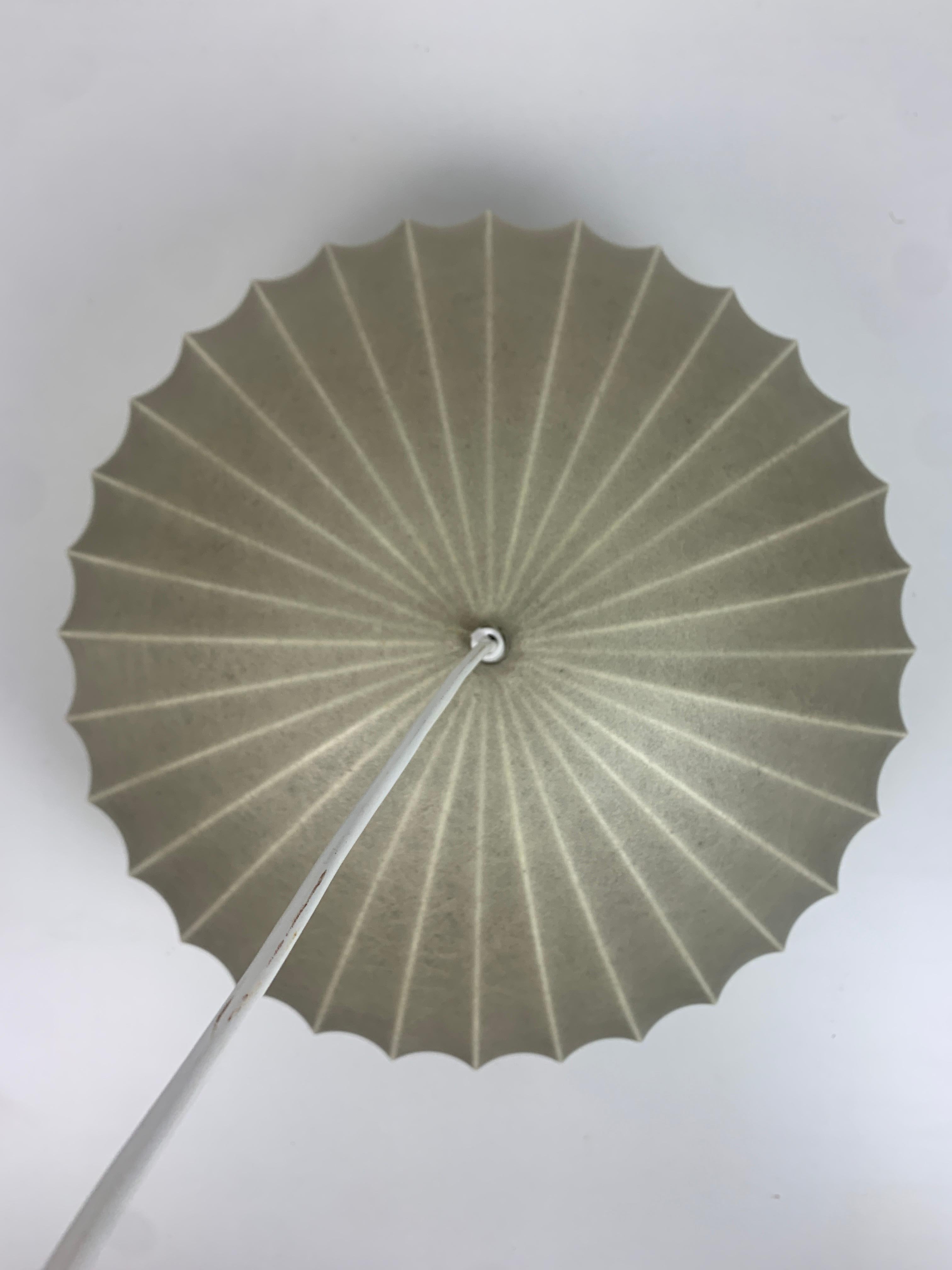 Lampe suspendue soucoupe de cocon ufo de l'ère spatiale du milieu du siècle dernier, années 1960 5