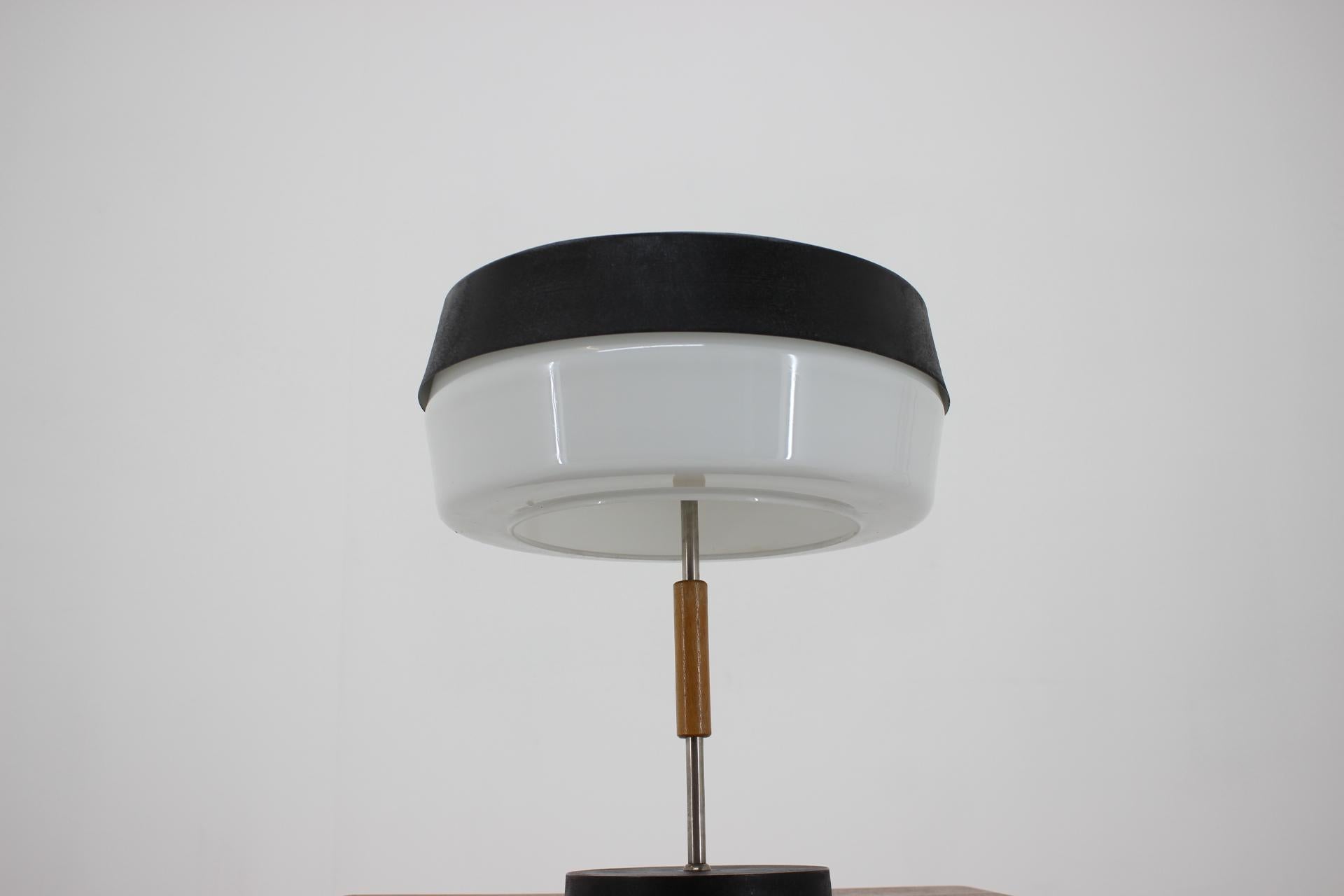 Midcentury Space Age UFO Table Lamp, 1970s In Good Condition In Praha, CZ