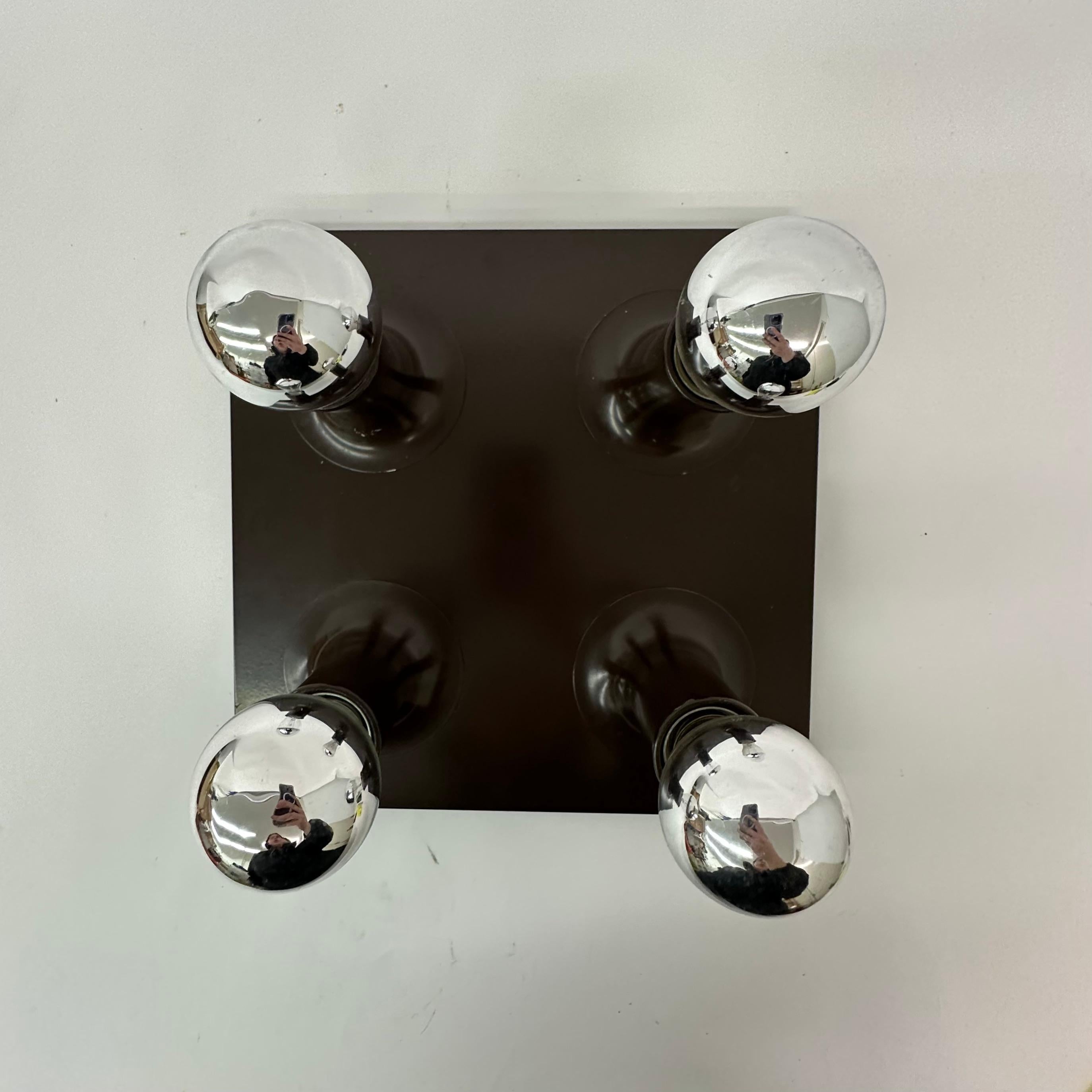 Mid-century space age wall lamp by Cosack Leuchten Germany , 1970’s For Sale 15