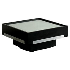 Mid-Century Space Age Willy Rizzo Style Mirrored Coffee Table