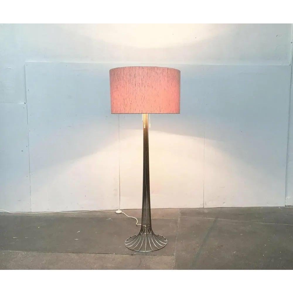 Lampada da terra in filo metallico di Kinkeldey, 1960, metà secolo, Space AGE In condizioni ottime in vendita a Hamburg, DE