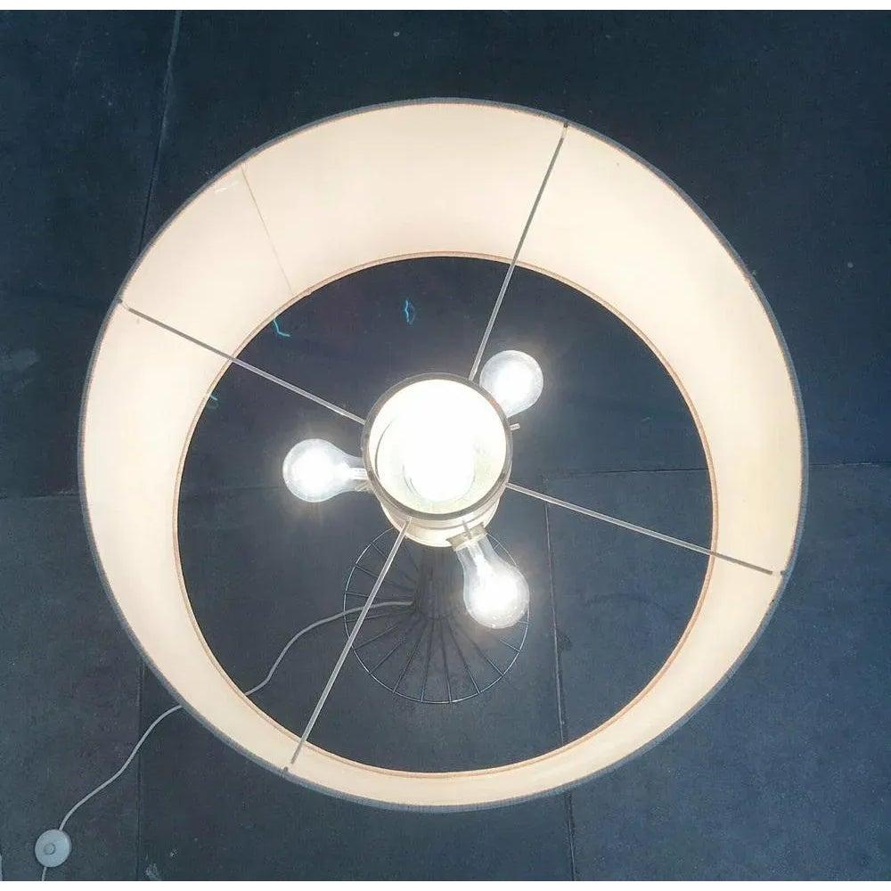Lampada da terra in filo metallico di Kinkeldey, 1960, metà secolo, Space AGE in vendita 2