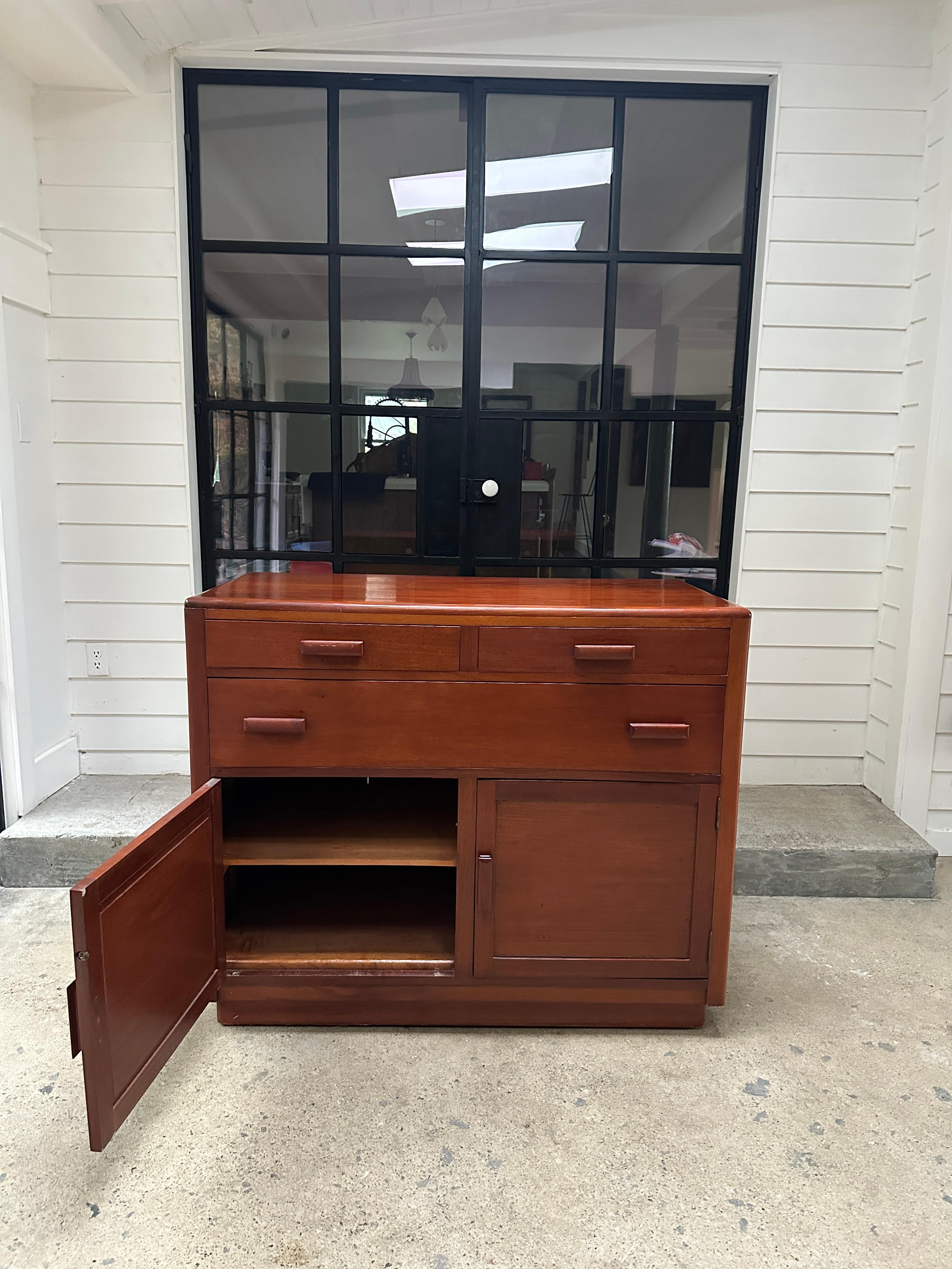 Ciliegio Tavola da buffet spagnola del metà secolo scorso, circa anni '70 in vendita