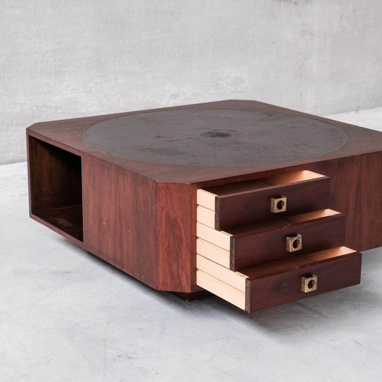 Mid-20th Century Mid-Century Spanish Coffee Table attr. to Jordi Vilanova For Sale