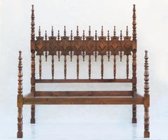 Mid-Century Spanish Four Poster Bed, C1950