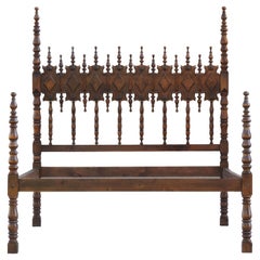 Mid-Century Spanish Four Poster Bed, C1950