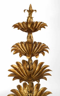 Spanish Gilt 4-Tier Palm Fernery