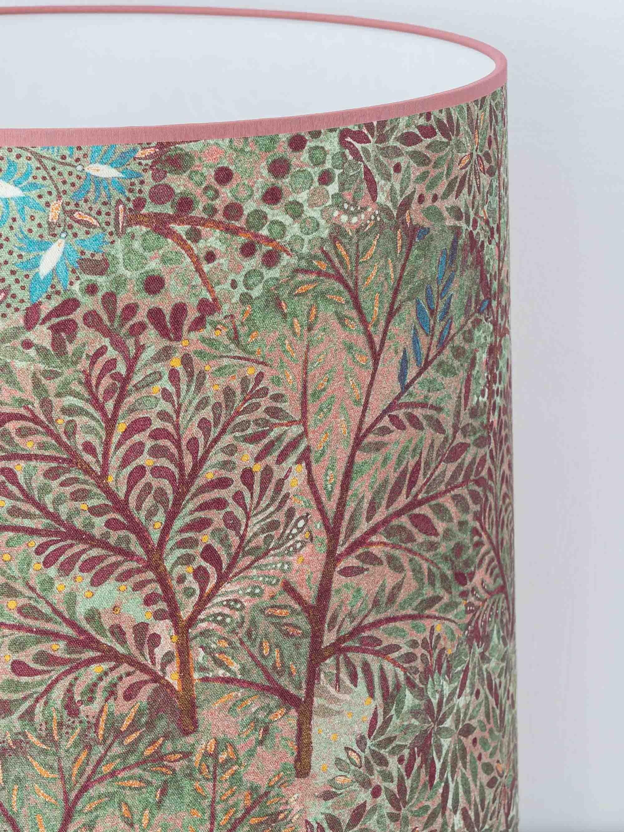 Lampe de table espagnole Manises du milieu du siècle en céramique turquoise, abat-jour New Liberty en vente 3