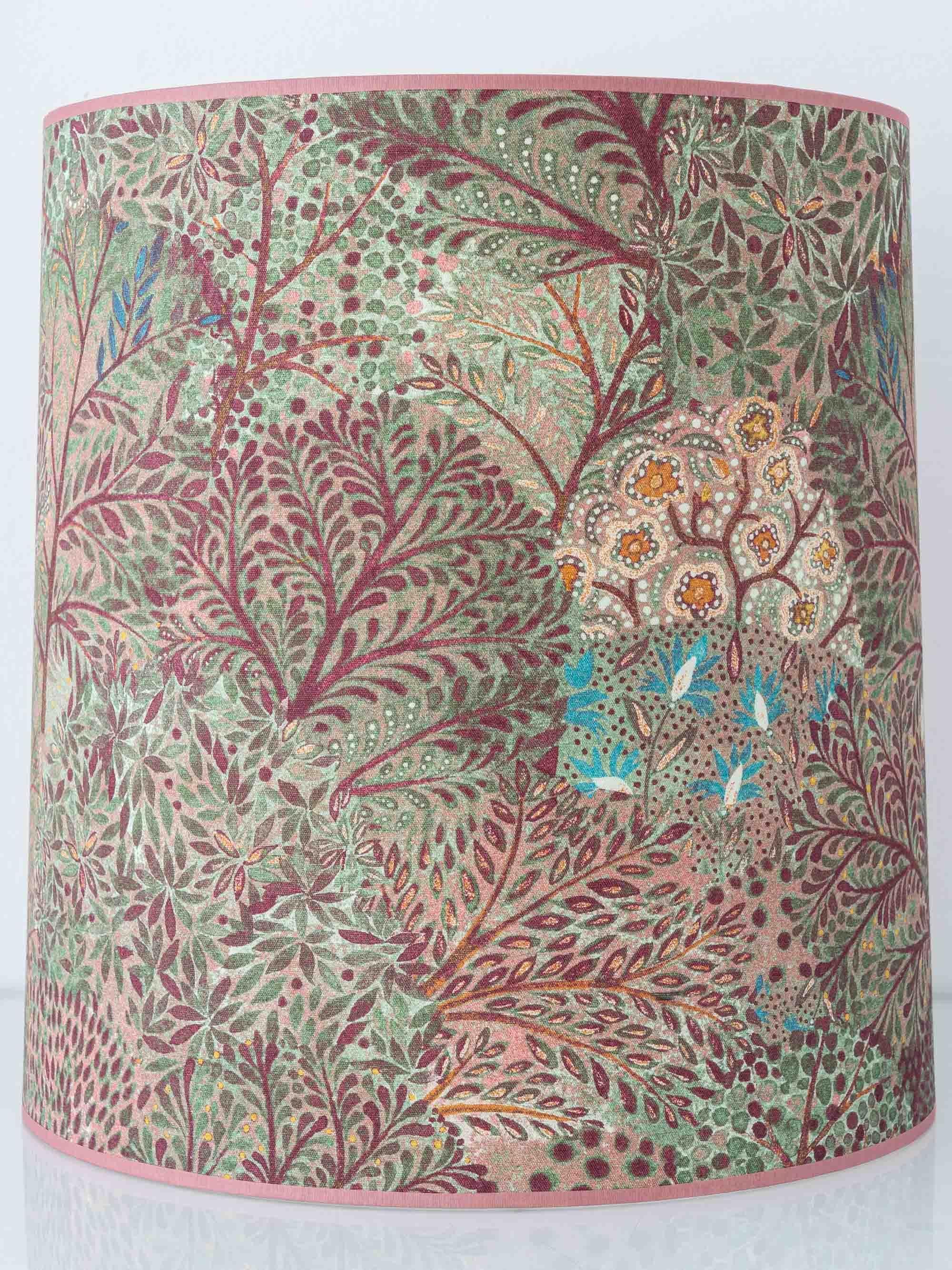 20ième siècle Lampe de table espagnole Manises du milieu du siècle en céramique turquoise, abat-jour New Liberty en vente