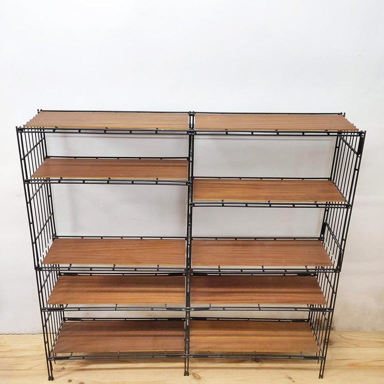 Midcentury Spanish Modular Shelving System Multistrux by Multimueble