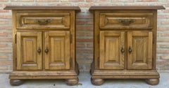 Mid-Century Spanish Nightstands, 1960s, Set of 2