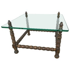 Mid Century Spanish Revival Coffee Side Center Table