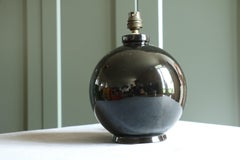 Mid-century spherical Table Lamp, Era Jacques Adnet France