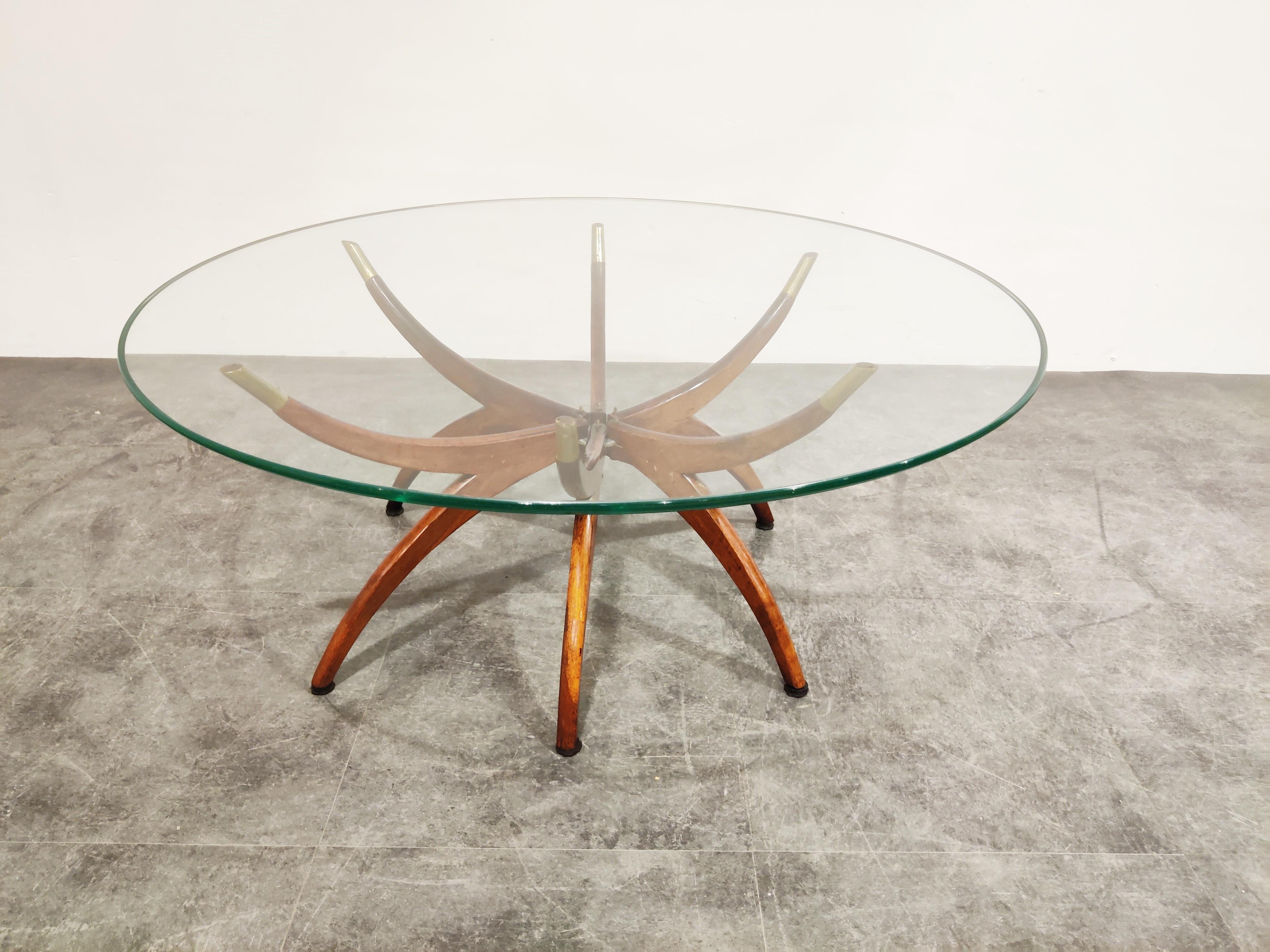 Mid-Century Modern Midcentury Spider Coffee Table, 1950s