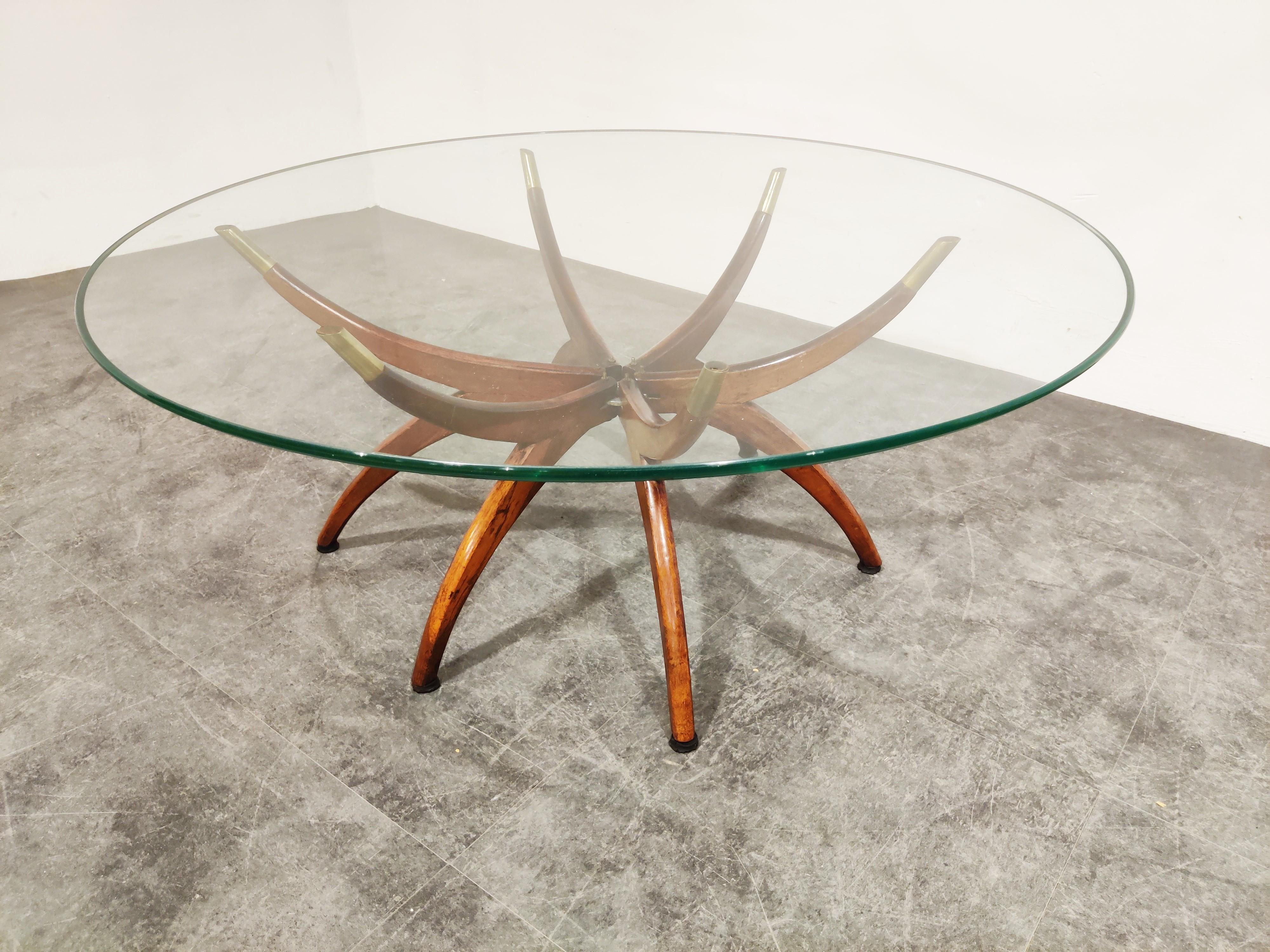 Italian Midcentury Spider Coffee Table, 1950s