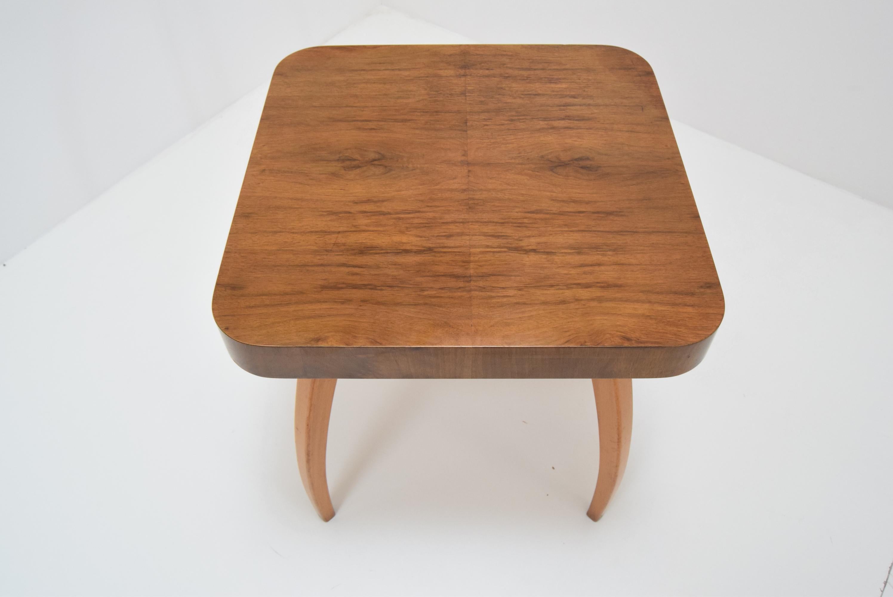 Wood Midcentury Spider Table by Jindrich Halabala, 1956