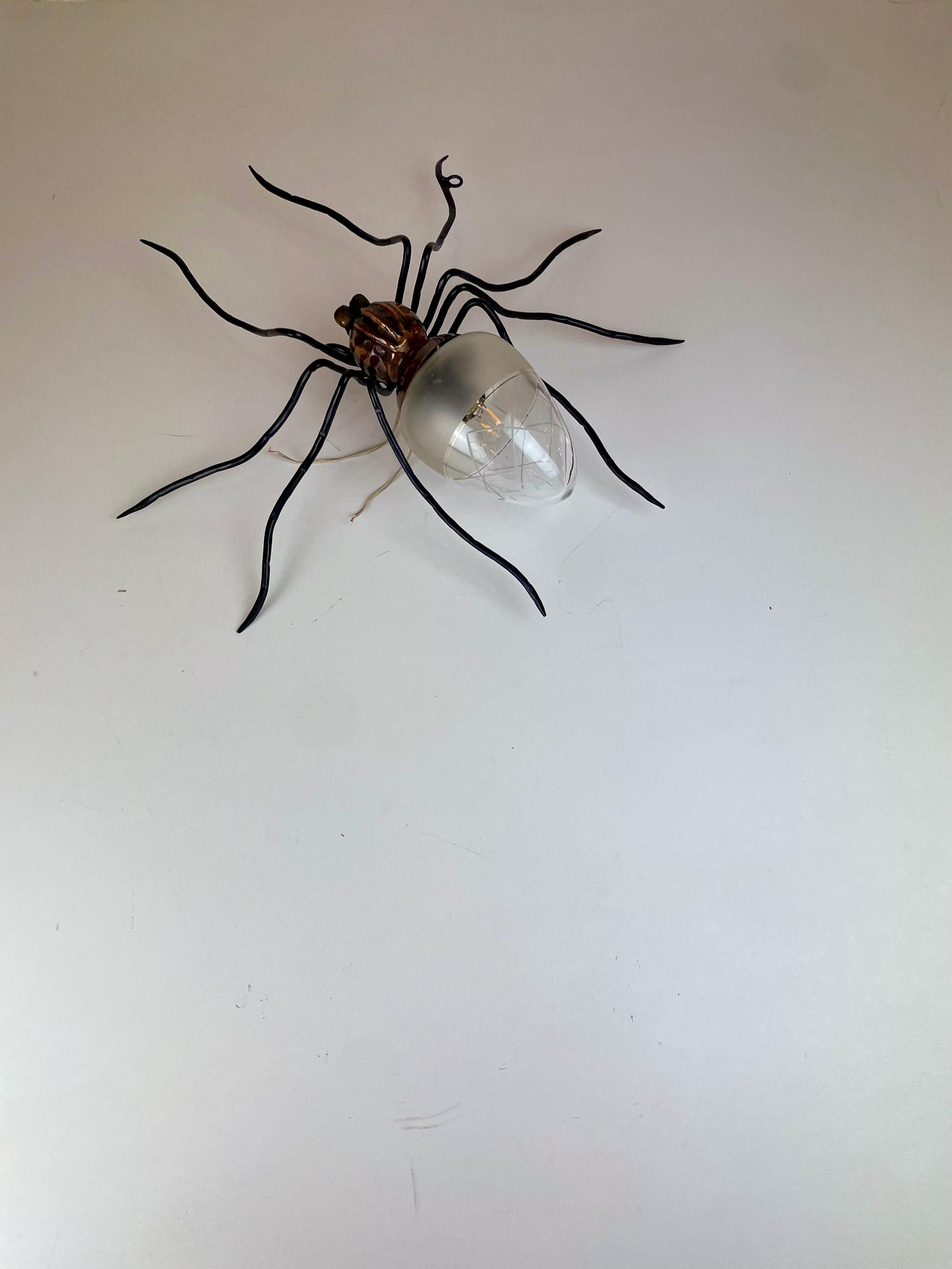 Lámpara de pared Araña de mediados de siglo, años 60 en venta 4
