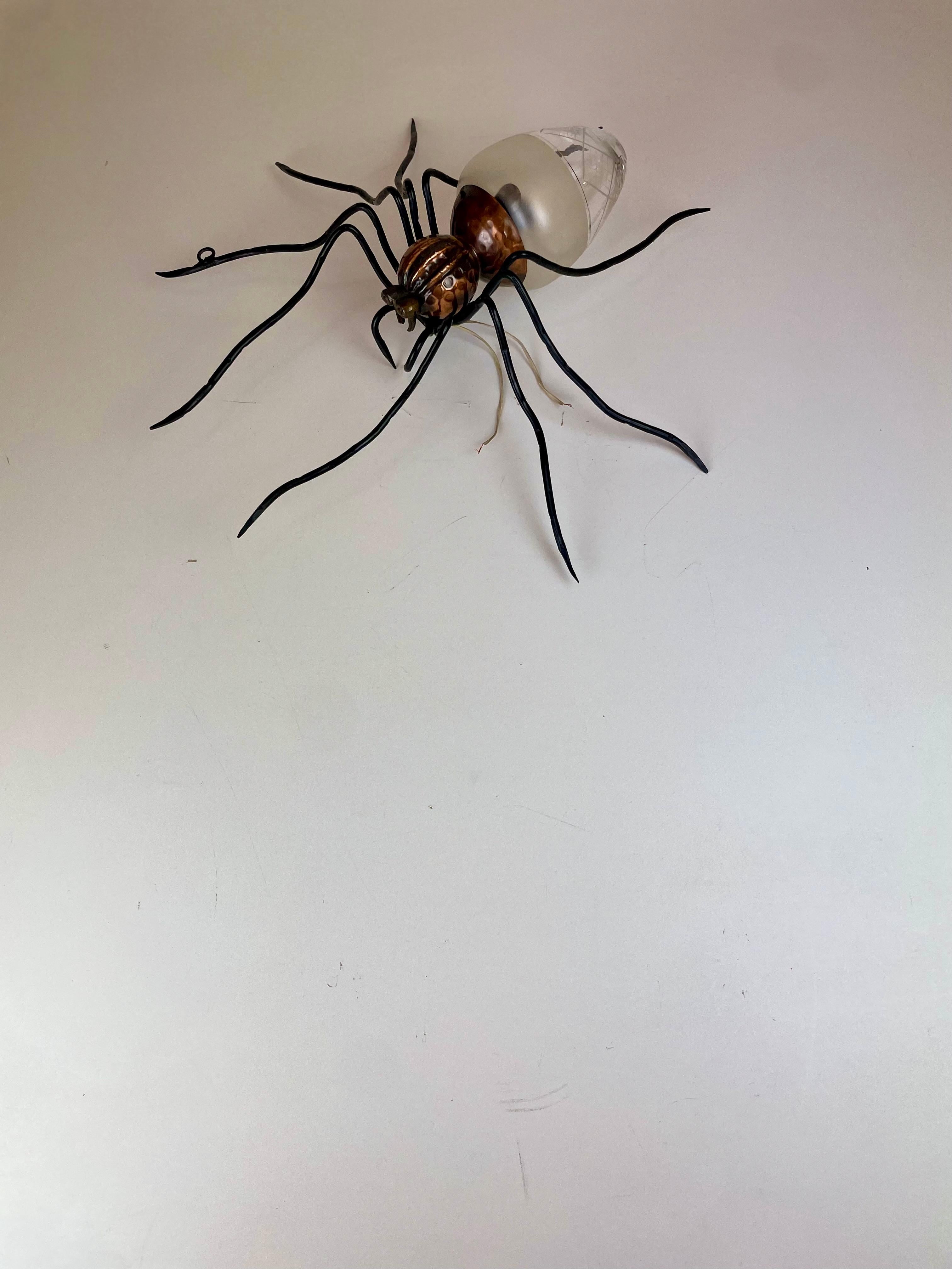 Lámpara de pared Araña de mediados de siglo, años 60 en venta 5