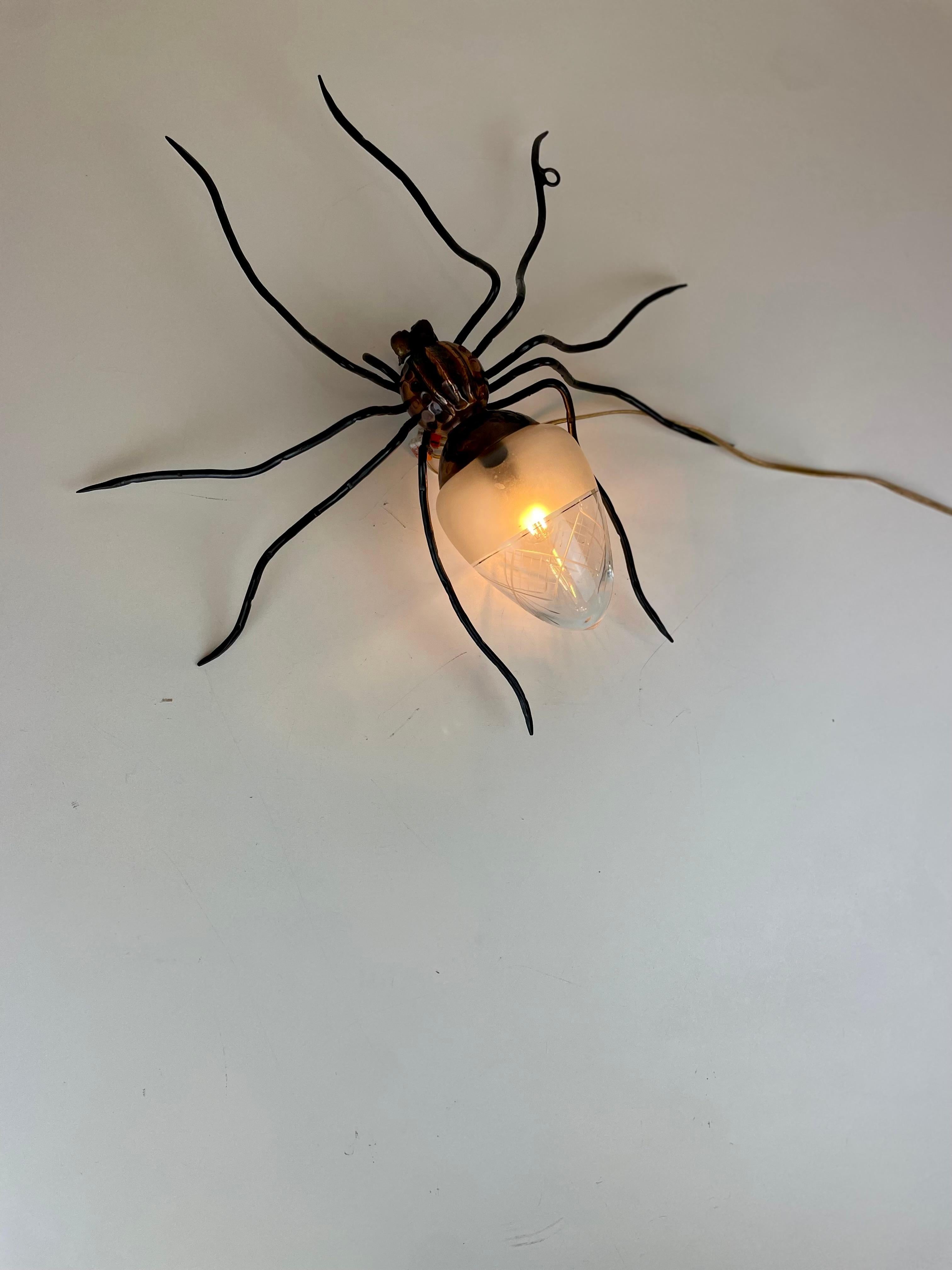 Lámpara de pared Araña de mediados de siglo, años 60 en venta 8