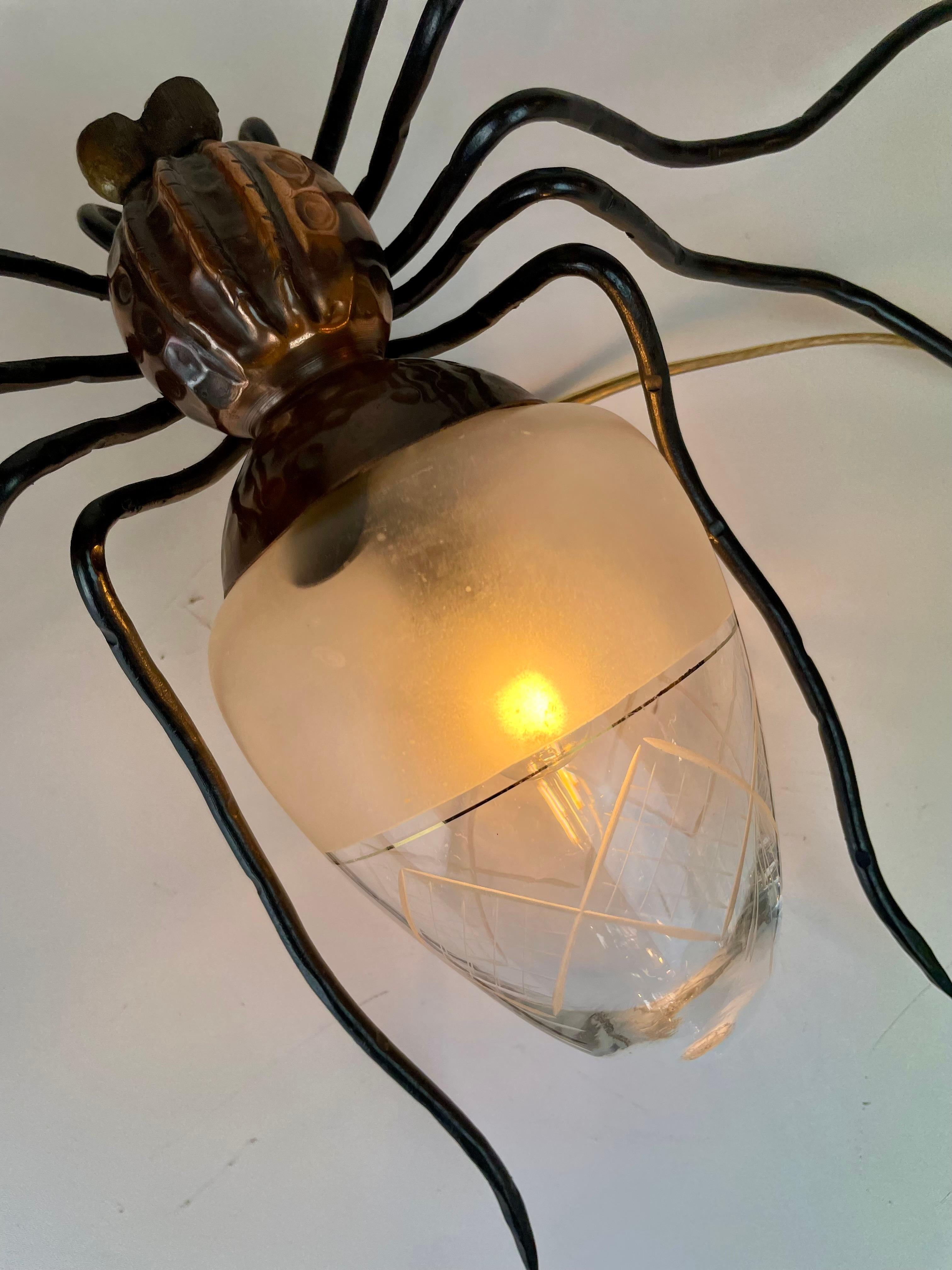 Lámpara de pared Araña de mediados de siglo, años 60 en venta 12