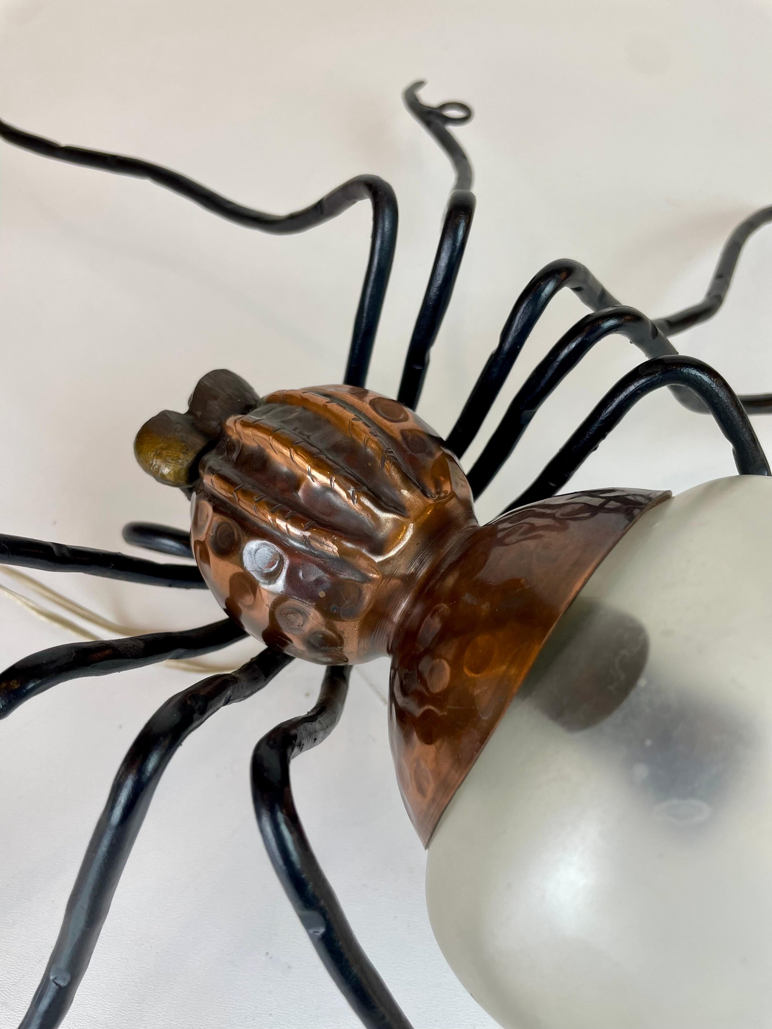 Lámpara de pared Araña de mediados de siglo, años 60 Cobre en venta