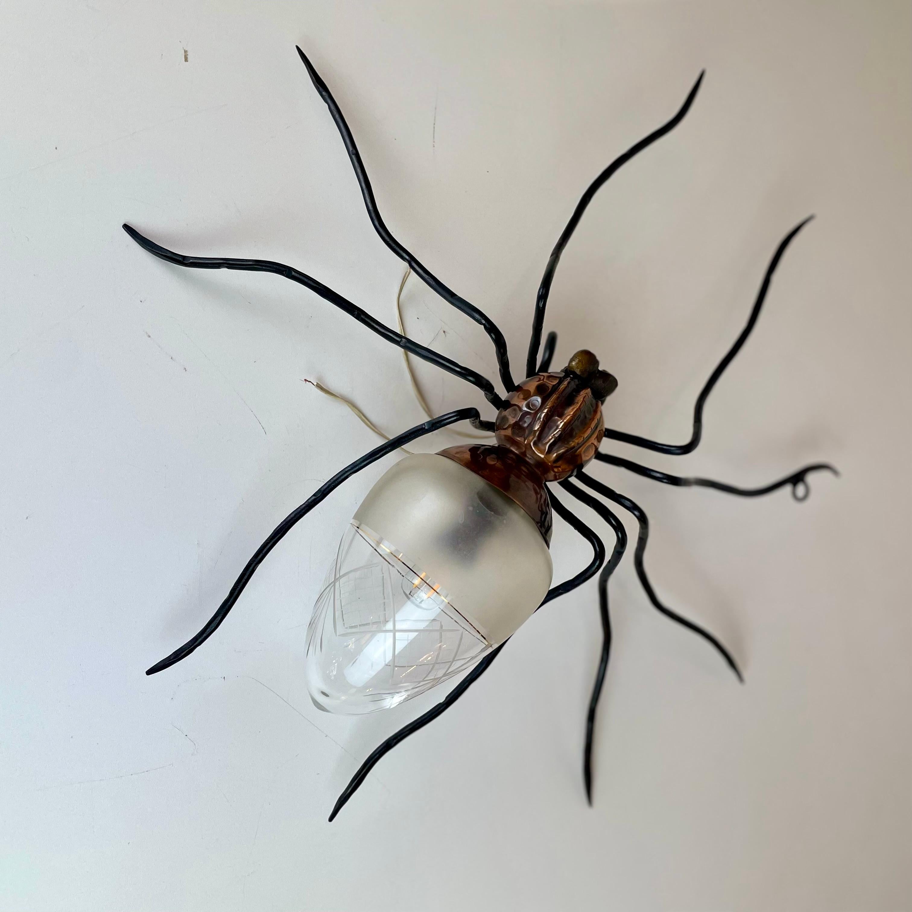 Lámpara de pared Araña de mediados de siglo, años 60 en venta 2