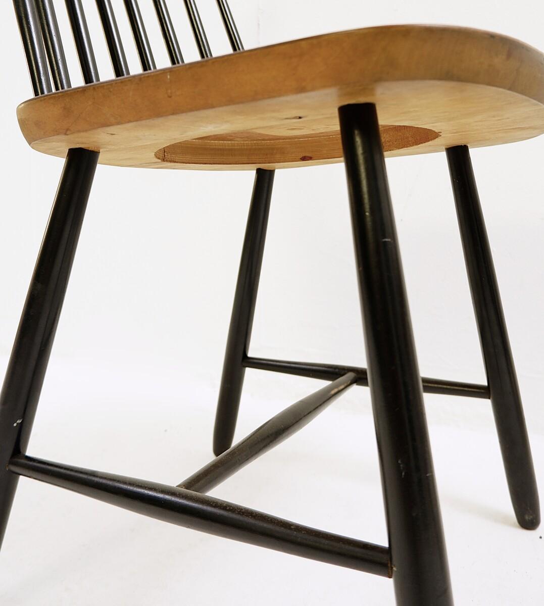 Dutch Midcentury Spindle Back Dining Chairs by Yngve Ekström for Pastoe, Netherlands For Sale