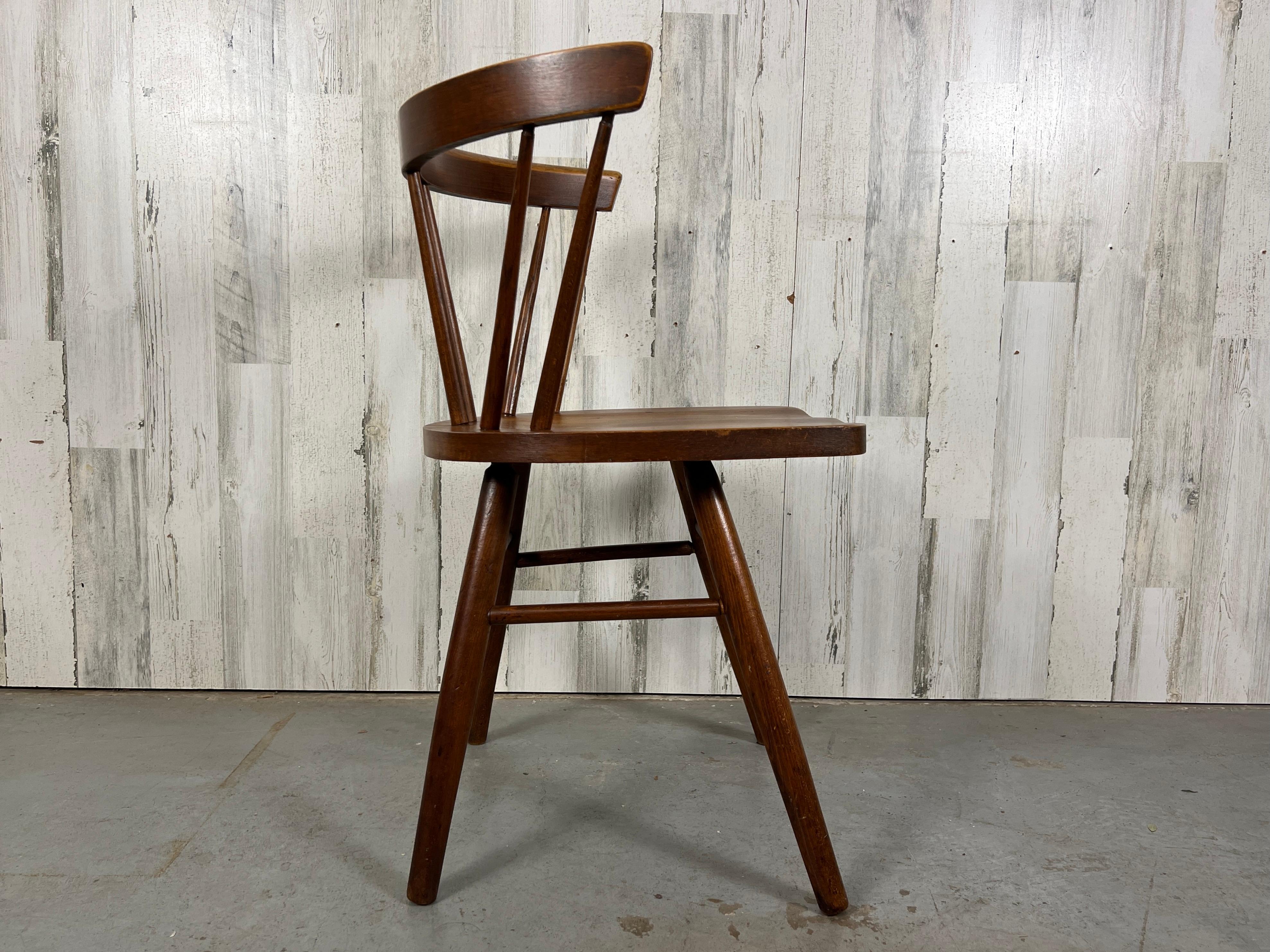 Mid-Century Spindle Chair For Sale 6