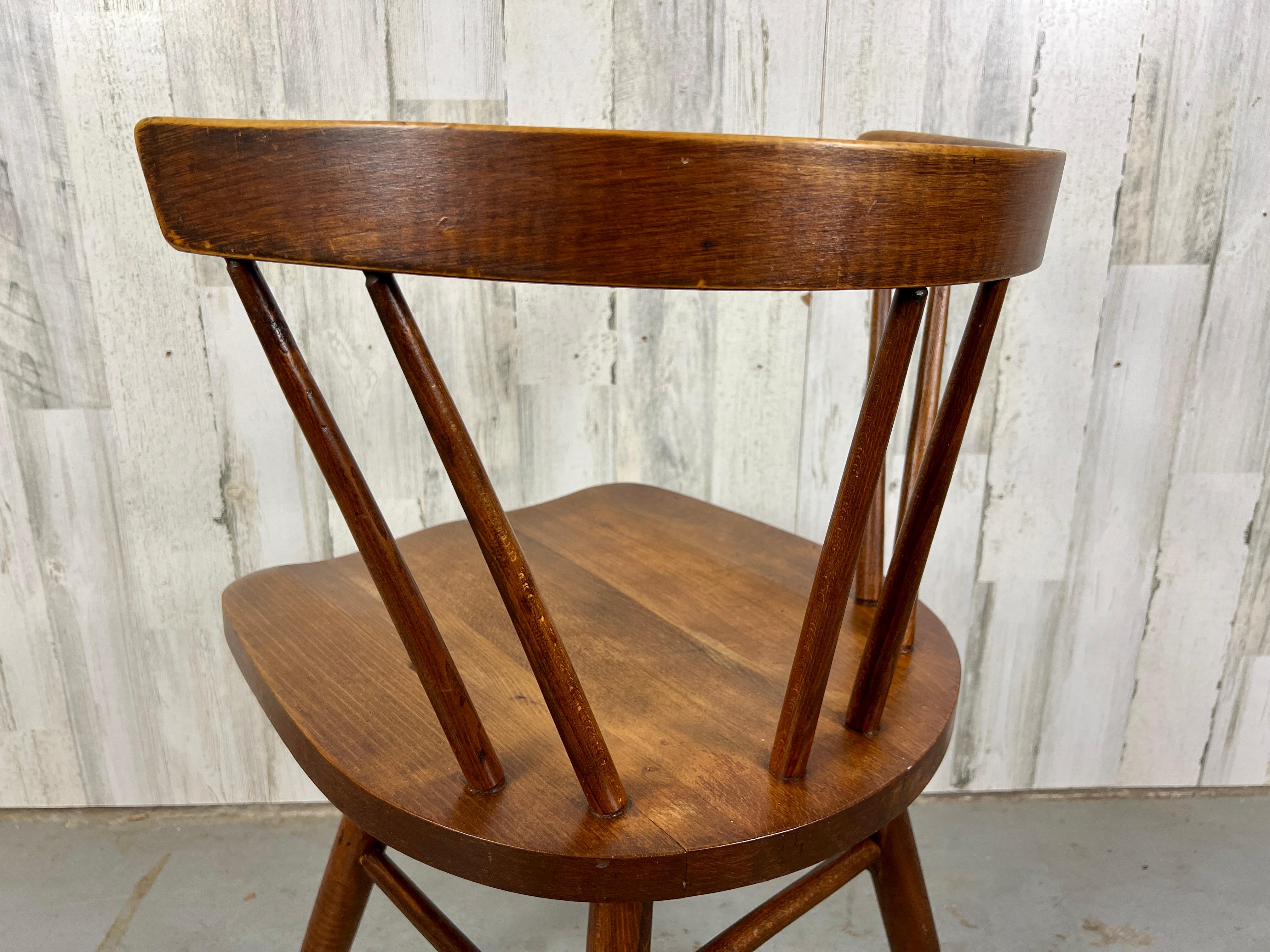Mid-Century Spindle Chair For Sale 8