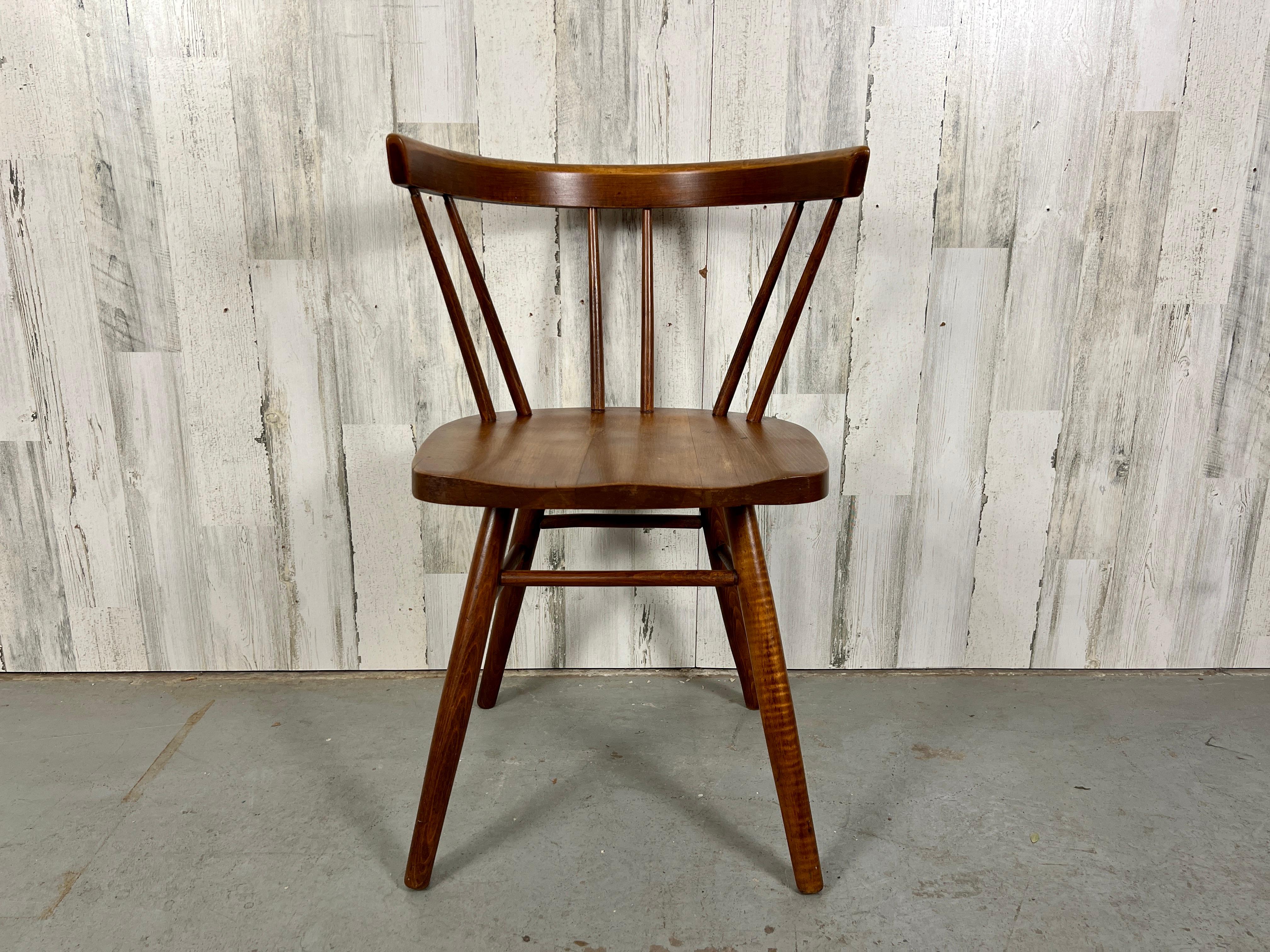 American Mid-Century Spindle Chair For Sale