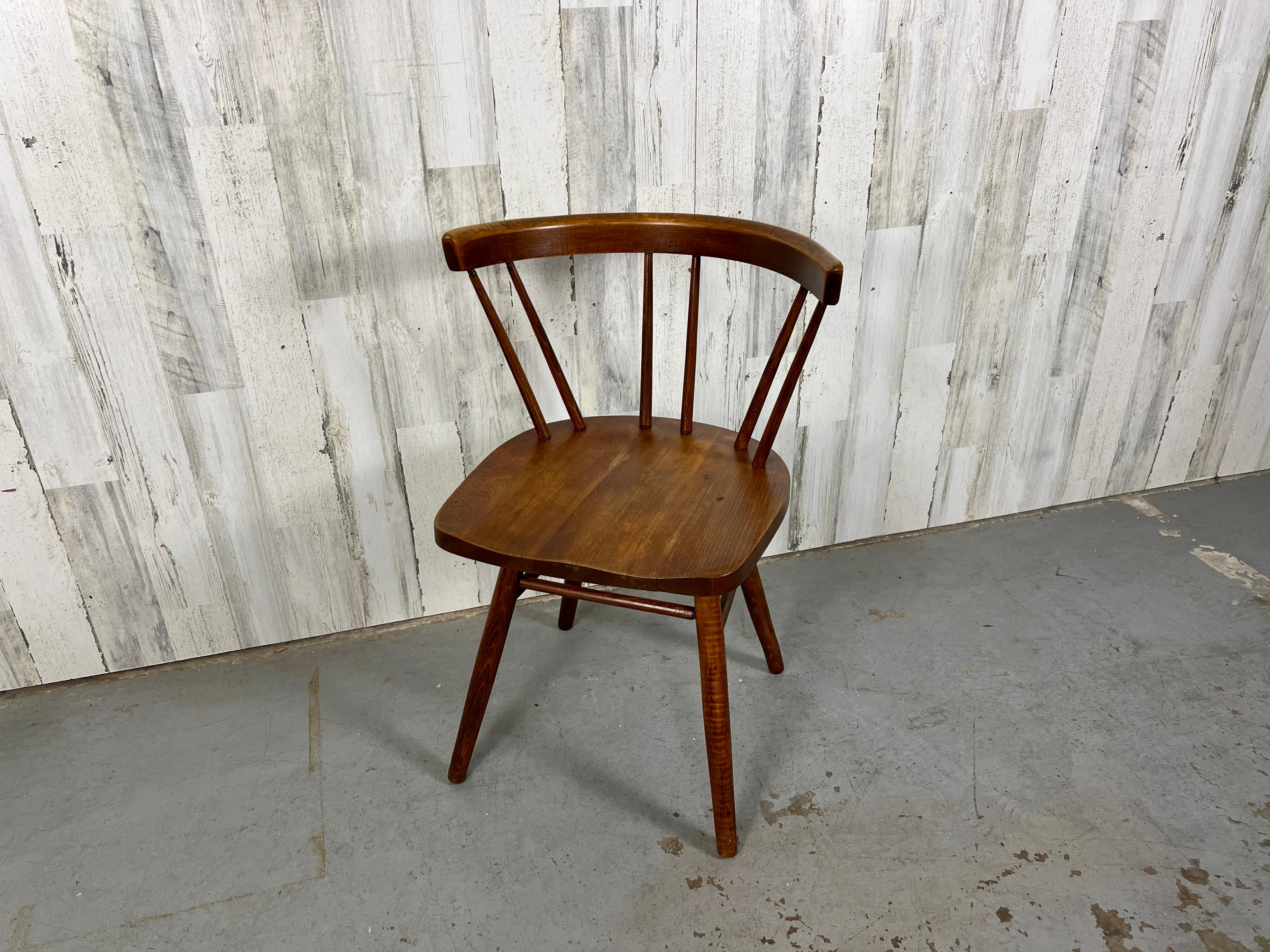 Mid-Century Spindle Chair In Good Condition For Sale In Denton, TX